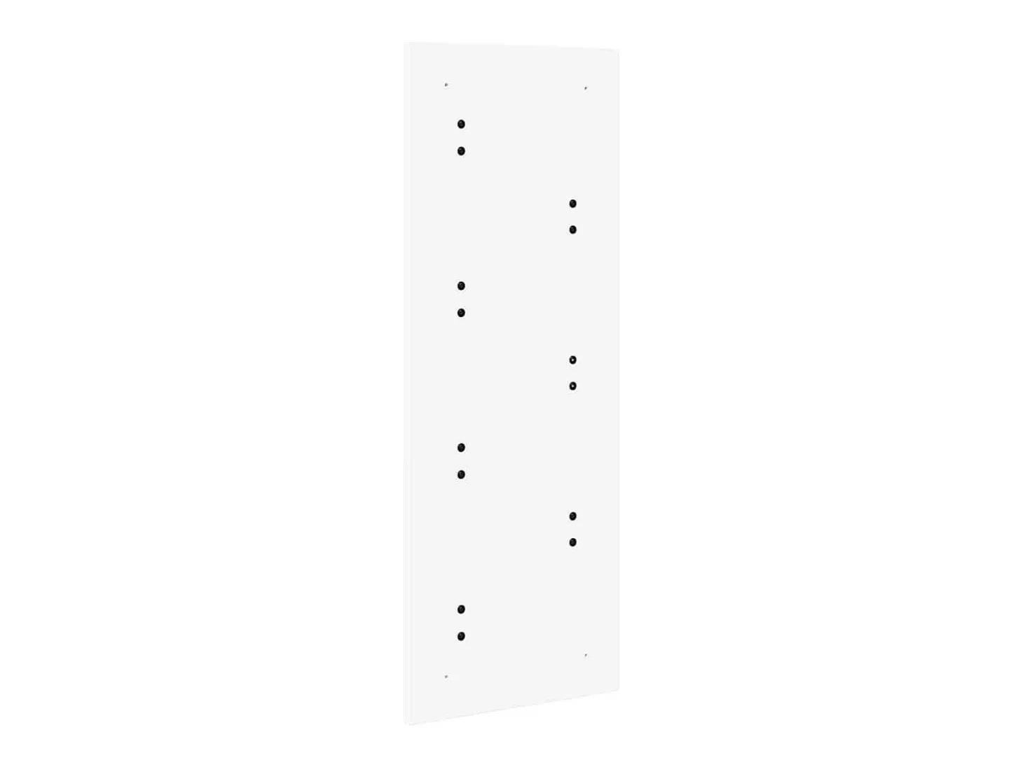Perchero de pared Blanco 30 x 1,5 x 80 cm Madera de ingeniería