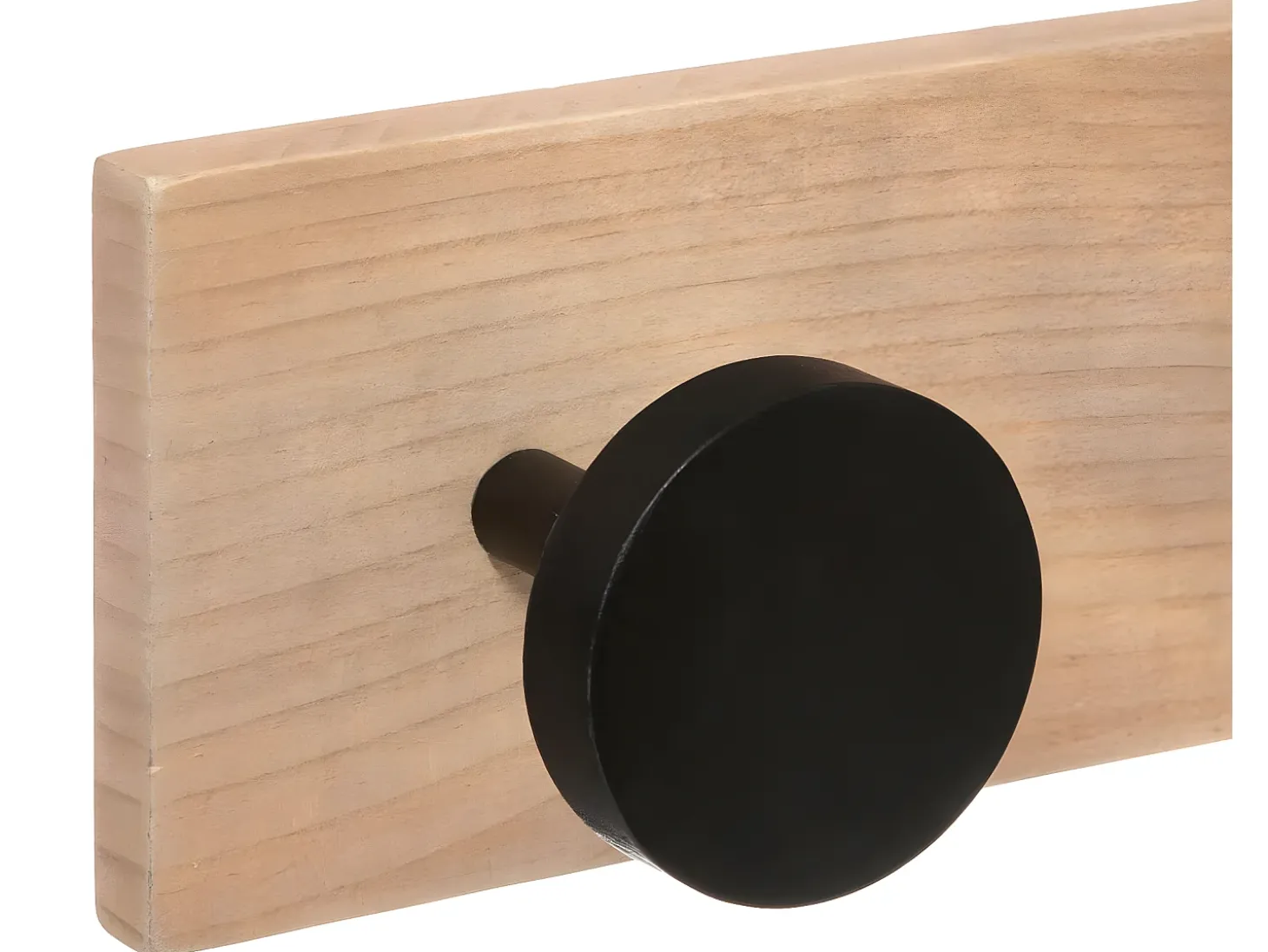 Perchero de pared con 6 ganchos 64 x 9.5 x 14 cm