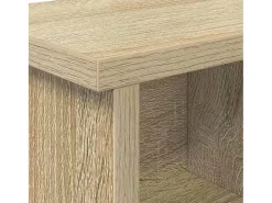 Perchero de pared con estante roble Sonoma 50 x 16 x 26 cm