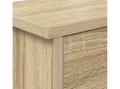 Perchero de pared con estante roble Sonoma 50 x 20 x 30 cm