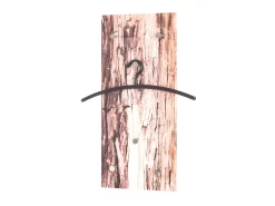 Perchero de pared de diseño de cristal templado Dozy bark