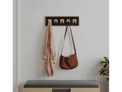 Perchero de pared decorado en madera de roble L54,4 cm - ICON