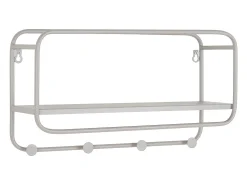 Perchero de Pared Feira, Gris, 15x45x25 cm, Kendra Home