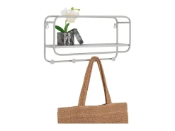 Perchero de Pared Feira, Gris, 15x45x25 cm, Kendra Home