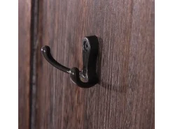 Perchero de pared H33 (juego de 2), marrón desgastado