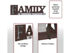 Perchero de pared MCW-A91 Home