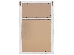 Perchero de pared MCW-C51 con pizarra, blanco, shabby