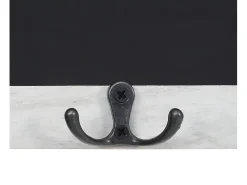 Perchero de pared MCW-C51 con pizarra, blanco, shabby