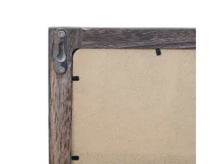 Perchero de pared MCW-C51 con pizarra, marrón, shabby
