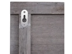 Perchero de pared MCW-C89 Family, estilo shabby chic, marrón, desgastado