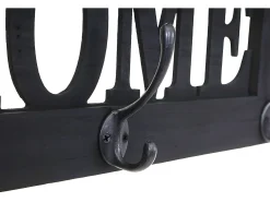 Perchero de pared MCW-C60 Home Shabby look, gris oscuro