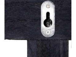 Perchero de pared MCW-C60 Home Shabby look, gris oscuro