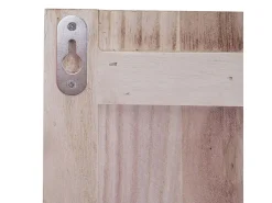 Perchero de pared MCW-C89 Home Shabby-Look, marrón natural