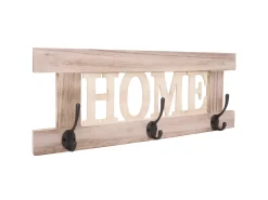 Perchero de pared MCW-C60 Home Shabby look, marrón natural