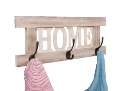 Perchero de pared MCW-C60 Home Shabby look, marrón natural