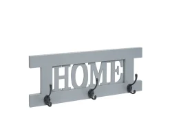 Perchero de pared MCW-C60 Home Shabby look, gris-azul
