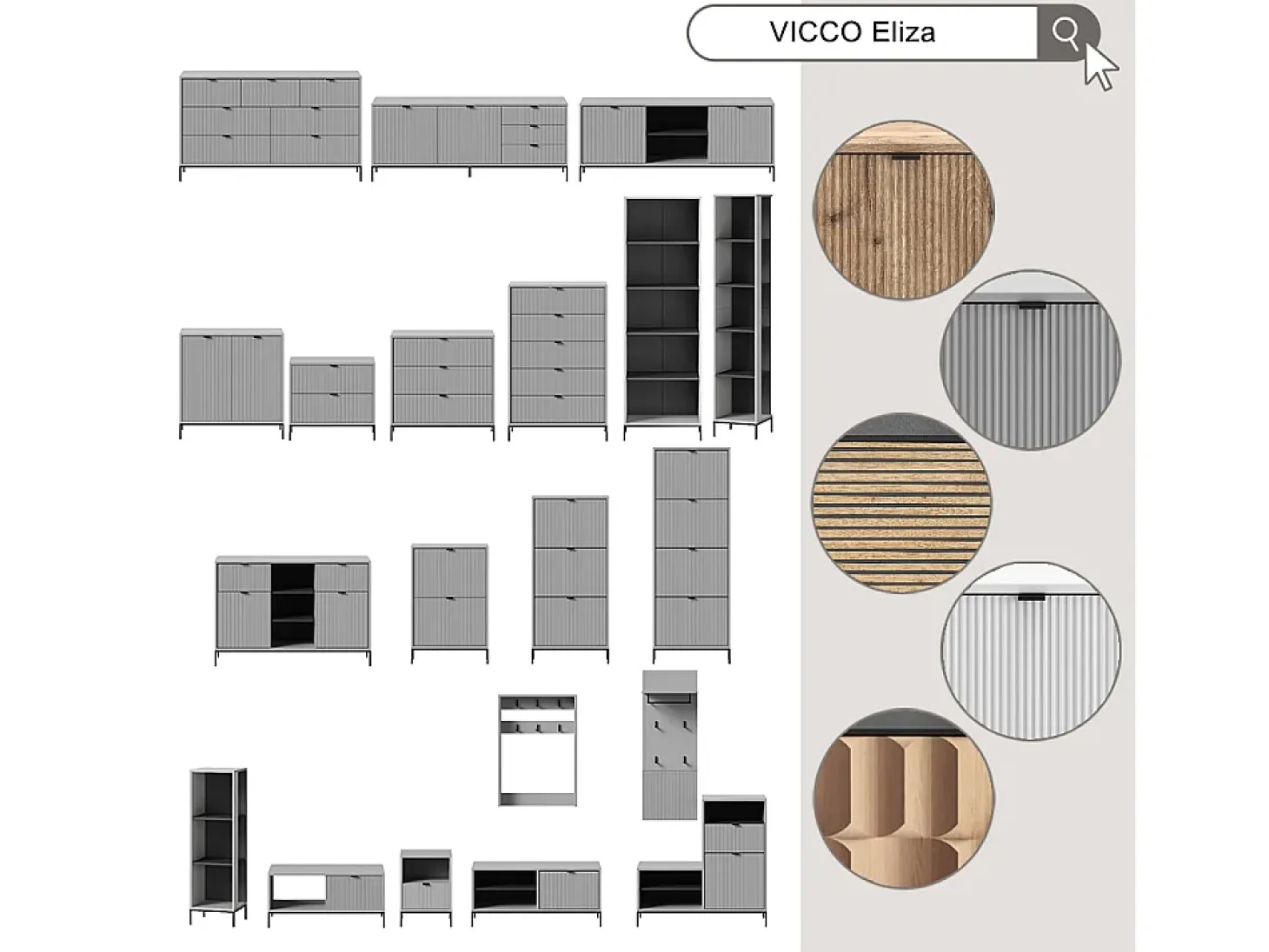 Perchero de pared roble vikingo 60x12.1x85 eliza