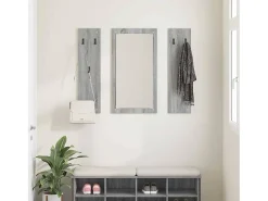 Perchero de pared Sonoma gris 96 x 1,5 x 90 cm