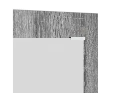 Perchero de pared Sonoma gris 96 x 1,5 x 90 cm
