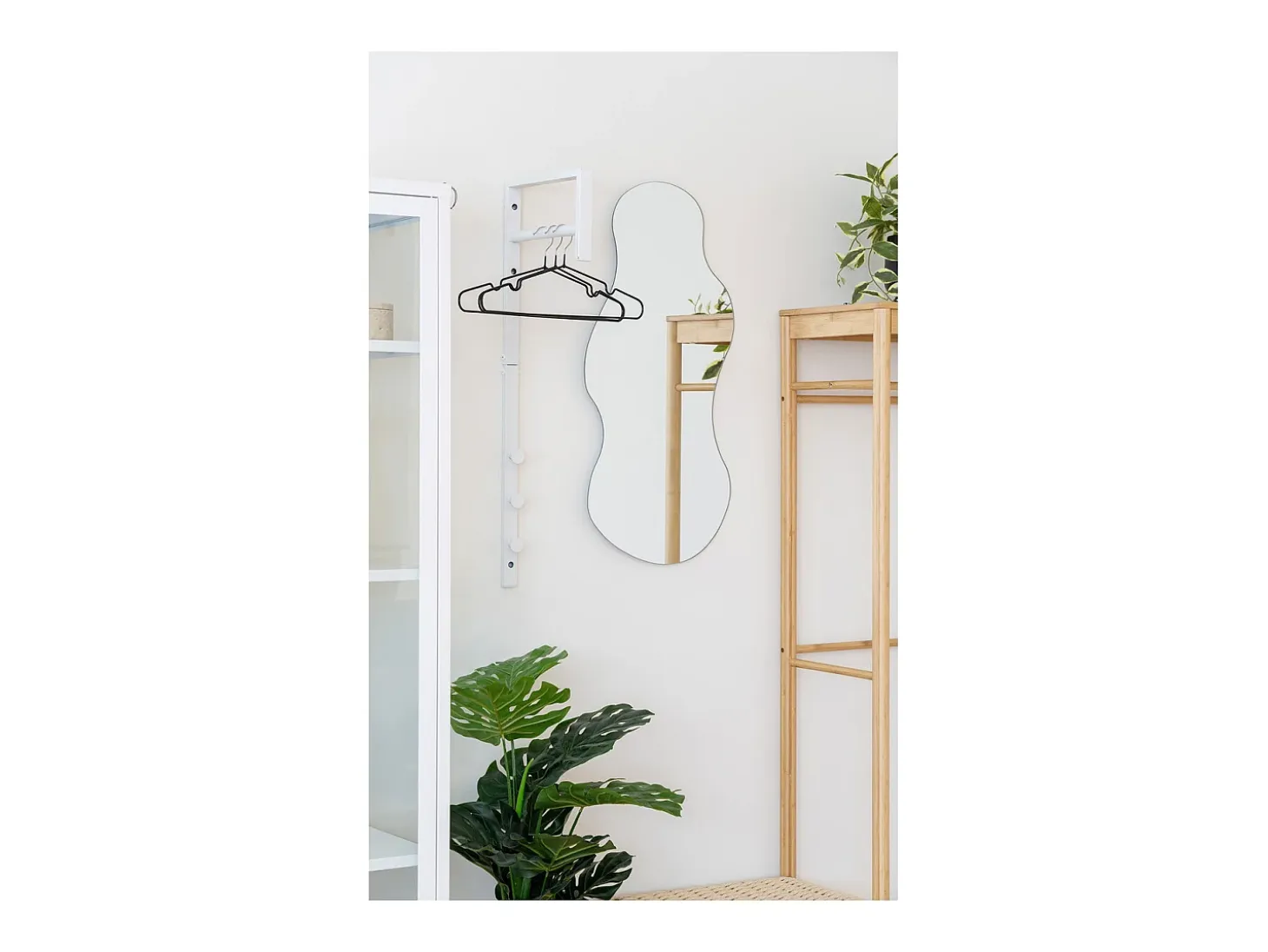 Perchero de Pared Trento, Blanco, 30x3x82 cm, Kendra Home