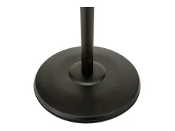 Perchero de Pie 11 Ganchos Metal Industrial Negro 178 cm