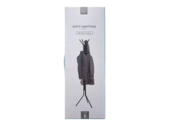 Perchero de pie Basic&Co 8 ganchos metal negro 172x48x48 cm