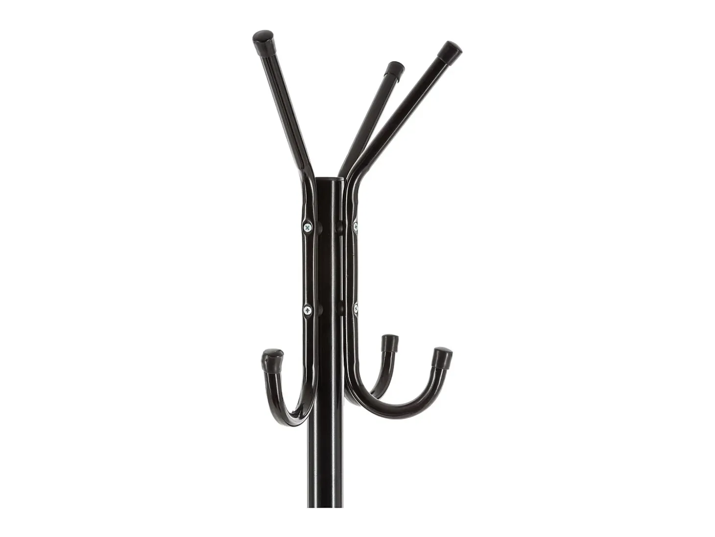 Perchero de pie Basic&Co 8 ganchos metal negro 172x48x48 cm