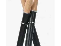 Perchero de pie moderno estilo escandinavo madera metal negro Zavest
