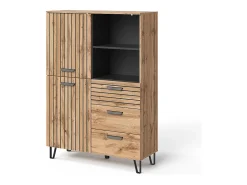 Perchero roble wotan 100x38x142 amber