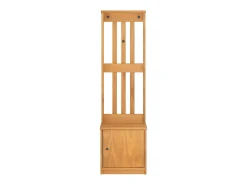 Perchero SANDNES 45x40x159,5 cm madera maciza de pino