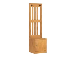 Perchero SANDNES 45x40x159,5 cm madera maciza de pino