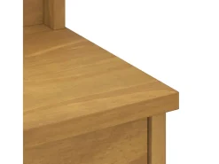 Perchero SANDNES 45x40x159,5 cm madera maciza de pino