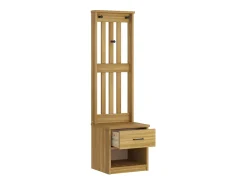 Perchero SANDNES 45x40x159,5 cm madera maciza de pino