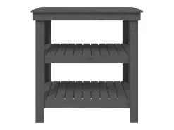 Prolenta Premium - Banco de trabajo de madera maciza de pino gris 78,5x50x80 cm