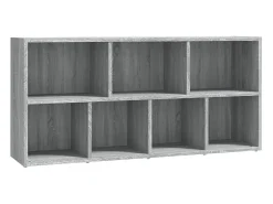 Puurs Estantería color gris Sonoma 50x25x106 cm