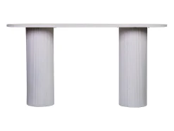 Recibidor de madera blanco