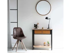 Recibidor de madera con 1 cajon y 1 balda