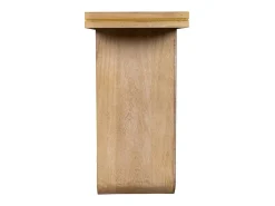 Recibidor de madera marrón