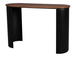 Recibidor de madera negro