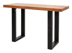 Recibidor De Madera Y Metal