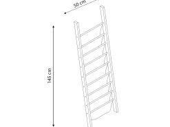 Revistero Xoel en tela y madera con 8 secciones