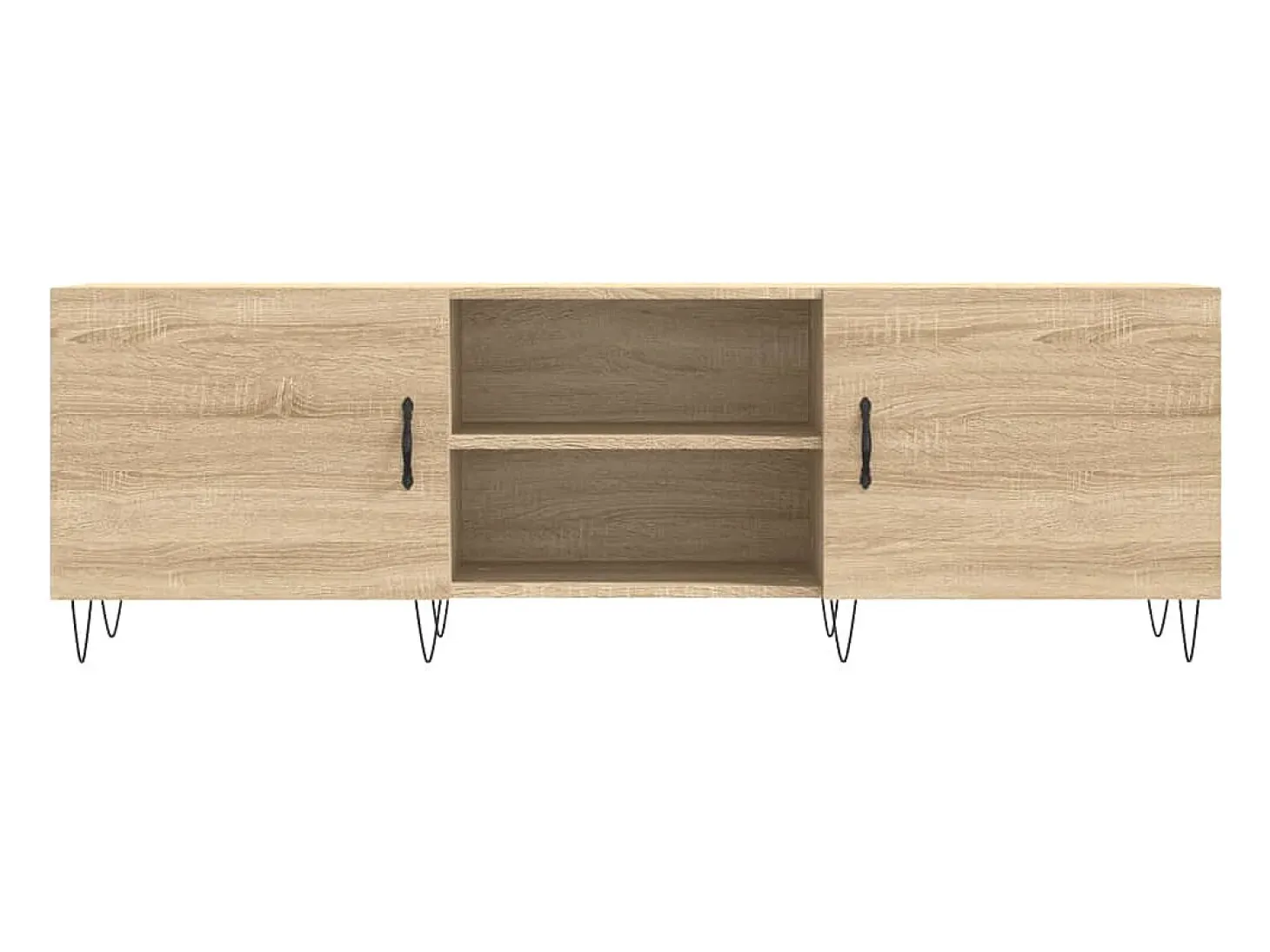 Rivka Mueble para TV madera de ingeniería roble Sonoma 150x30x50 cm