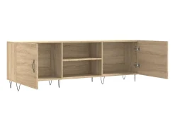Rivka Mueble para TV madera de ingeniería roble Sonoma 150x30x50 cm