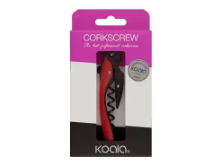 Sacacorchos de doble palanca de alta tecnología Rojo Pop por Koala