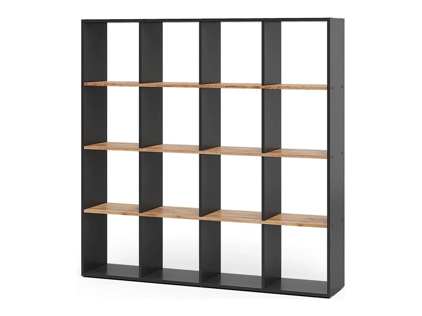 Separador de ambientes antracita/roble dorado 142.4x29x143 karree