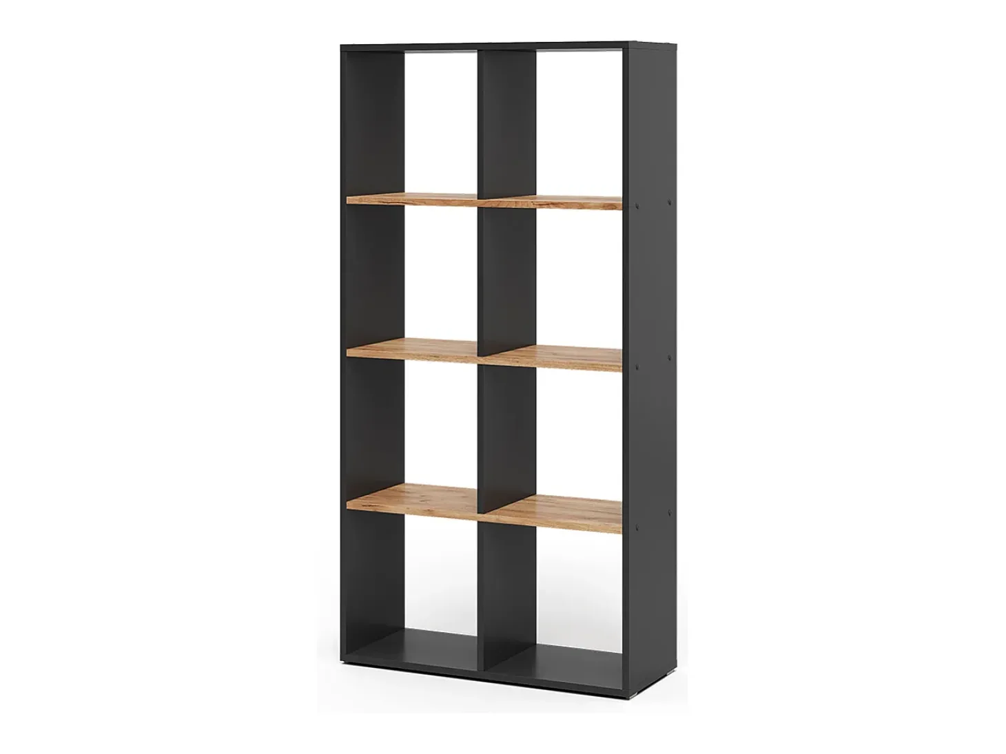 Separador de ambientes antracita/roble dorado 143x29x72 scutum