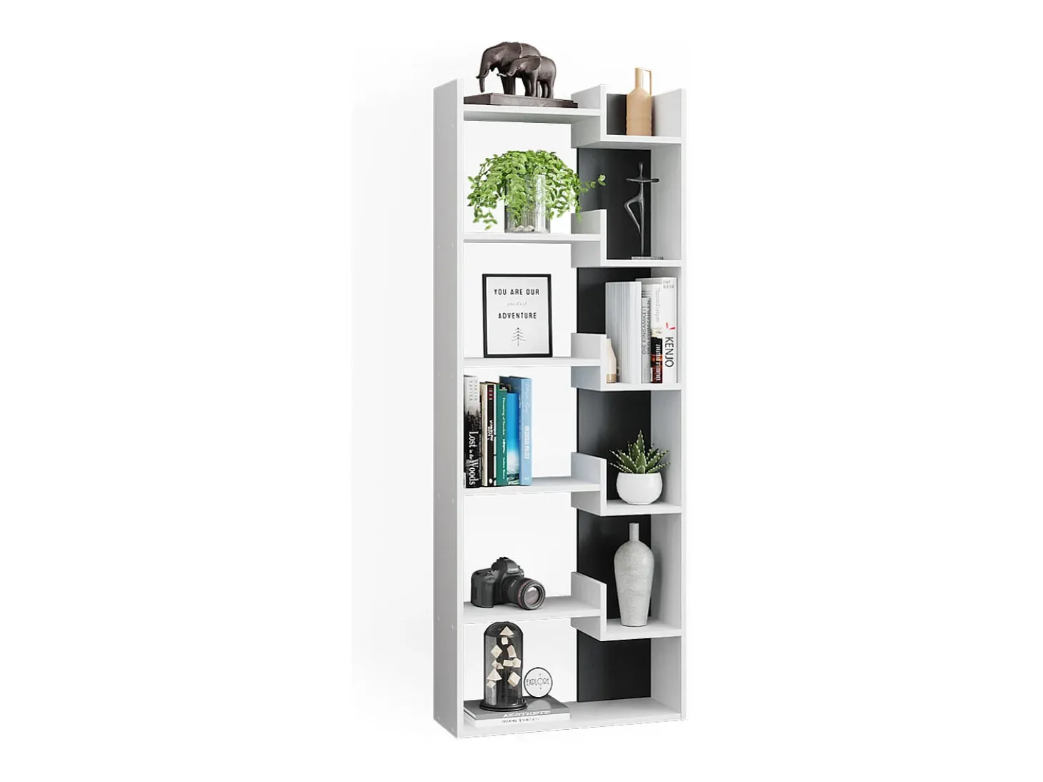 Separador de ambientes antracita 61x22.1x160.2 fico