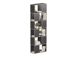 Separador de ambientes antracita/roble 60x24x186 eneos