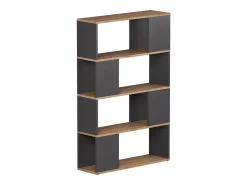 Separador de ambientes antracita/roble dorado 80x24x124.5 eneos