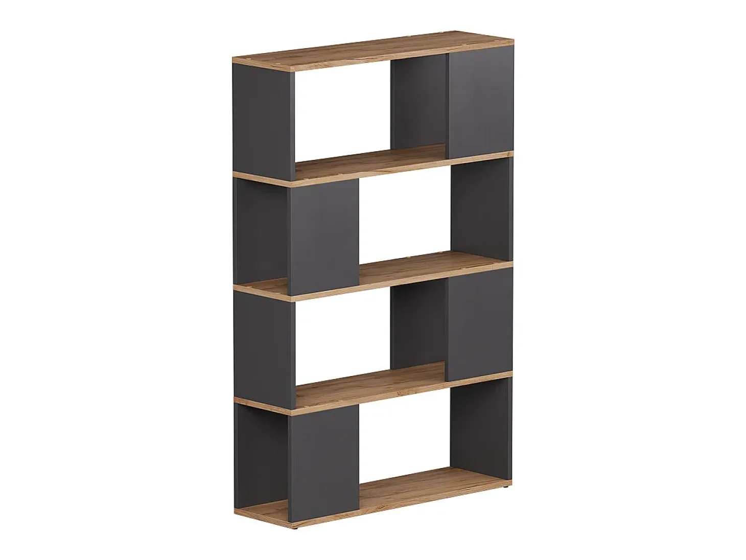 Separador de ambientes antracita/roble dorado 80x24x124.5 eneos